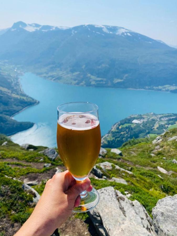 Panorama Fjord Olden Apartman Kültér fotó