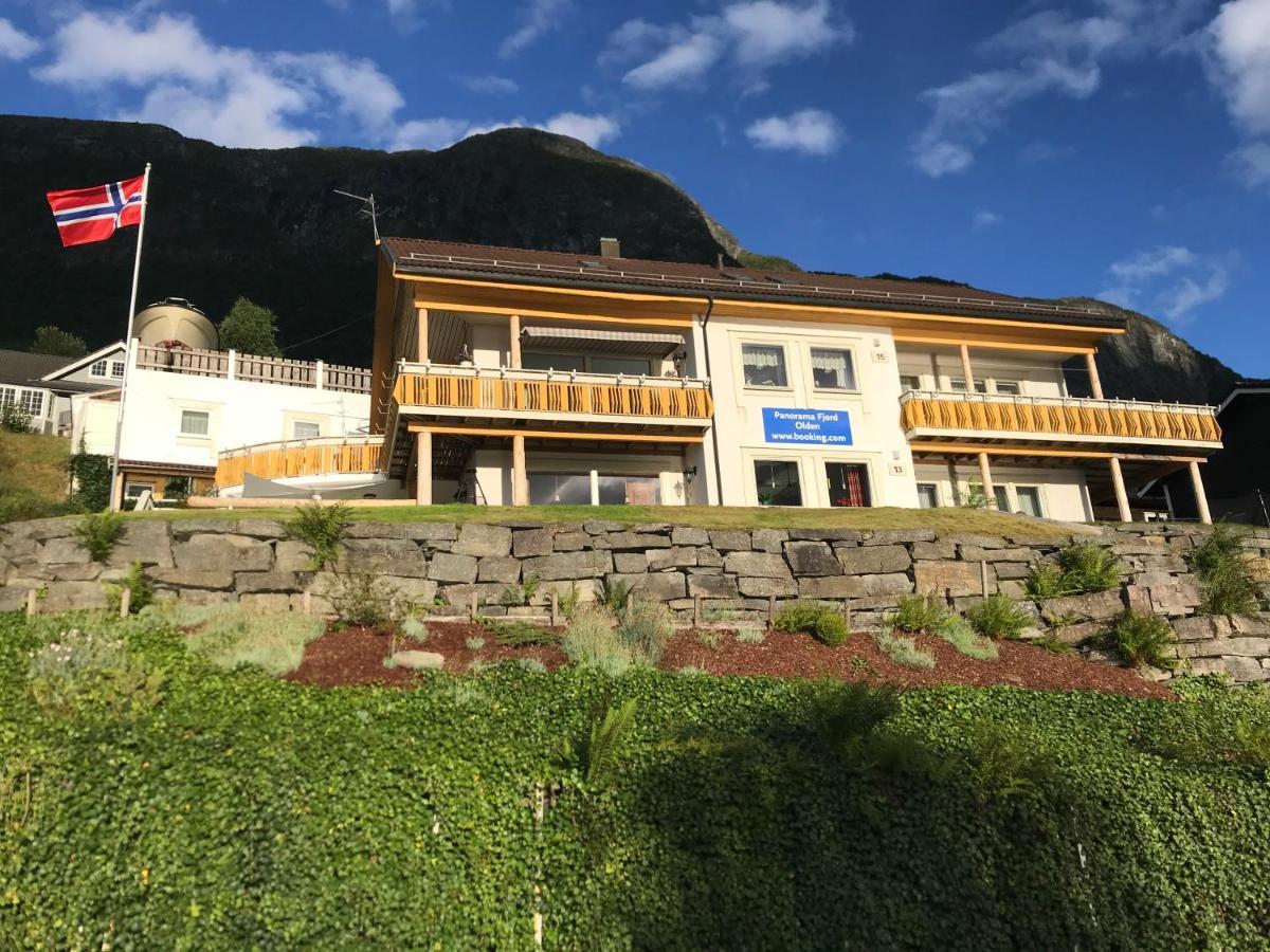 Panorama Fjord Olden Apartman Kültér fotó